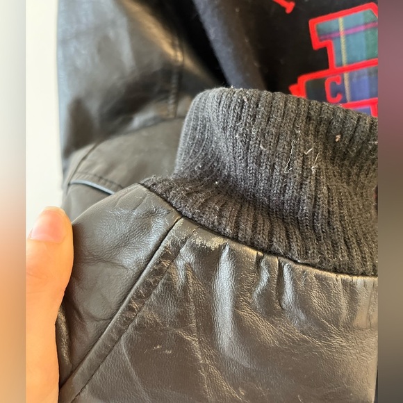 Avon Sportswear Wear & Tear Vintage Wool `North York Soccer team’ Varsity Jacket - Picture 7 of 16